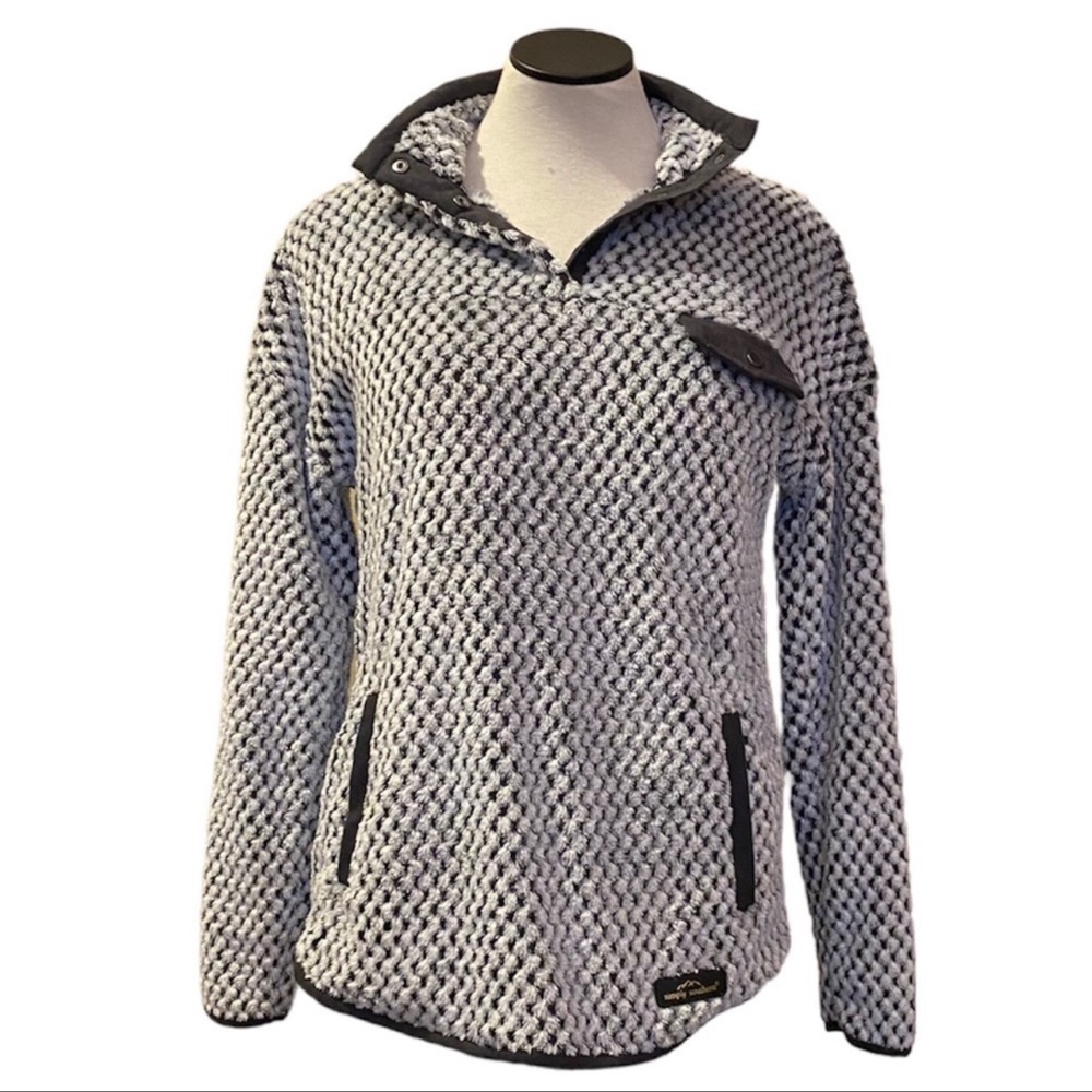 Simply southern Sherpa pullover jacket Small size